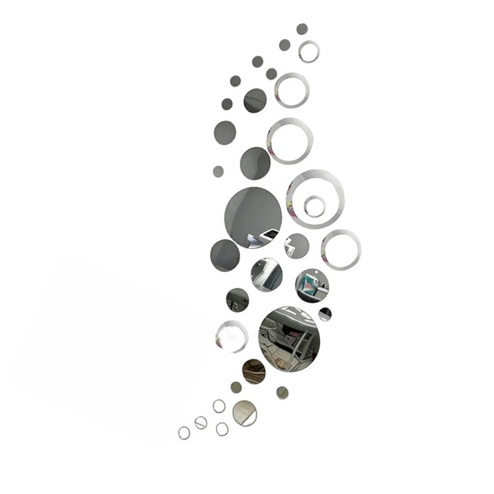 Plastic-Based Circular for acrylic Mirror Wall Sticker for Indoor Surfaces
