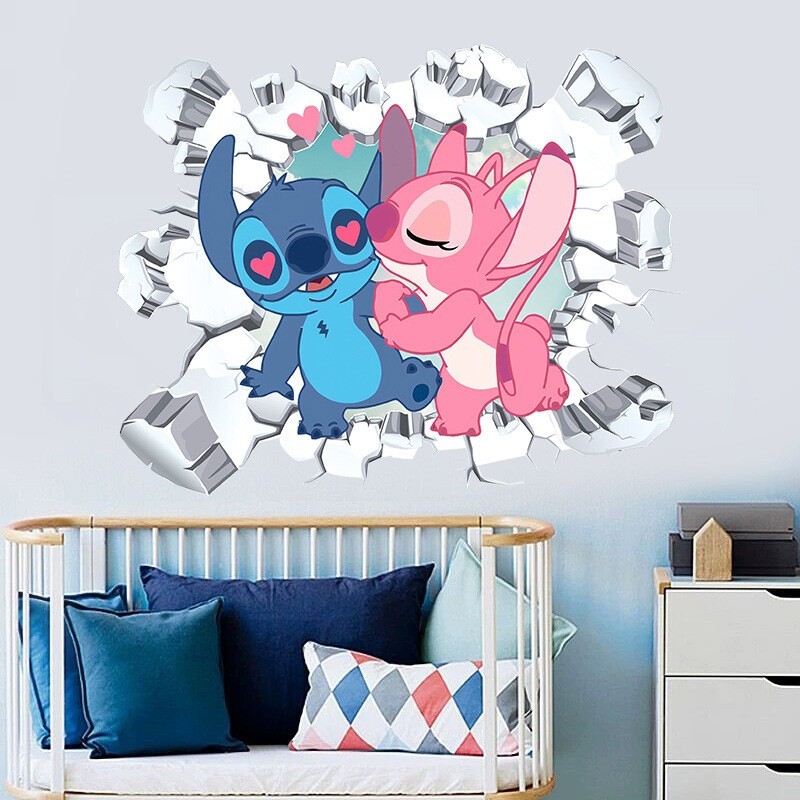 STITCH Kids Nursery Wall Stickers Bedroom Decal Art Vinyl Decals 20 Styles