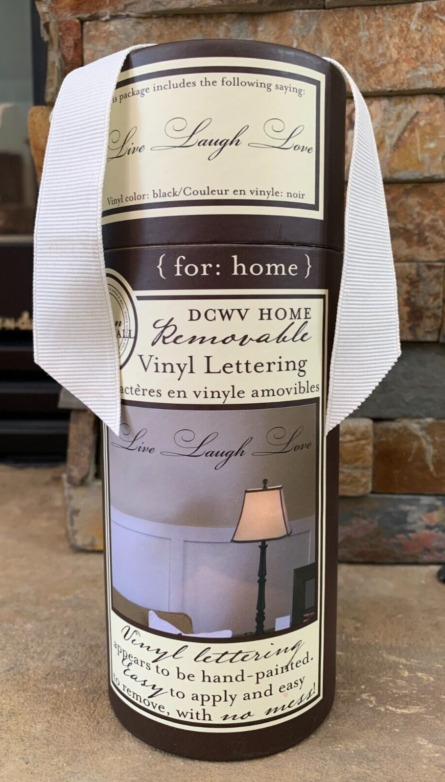 LIVE LAUGH LOVE Vinyl Wall Lettering Removable DCWV Home New!
