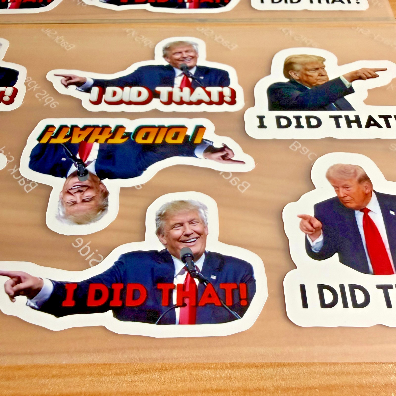 Trump I DID THAT! Assorted Stickers Waterproof Vinyl Decals 10/50/100 PCS 2"
