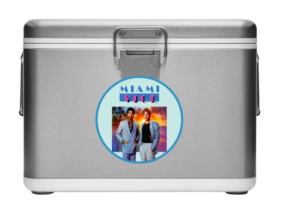 Miami Vice – 4" Vinyl Decal Sticker Handmade Vehicle Laptop Decor Cooler Tumbler