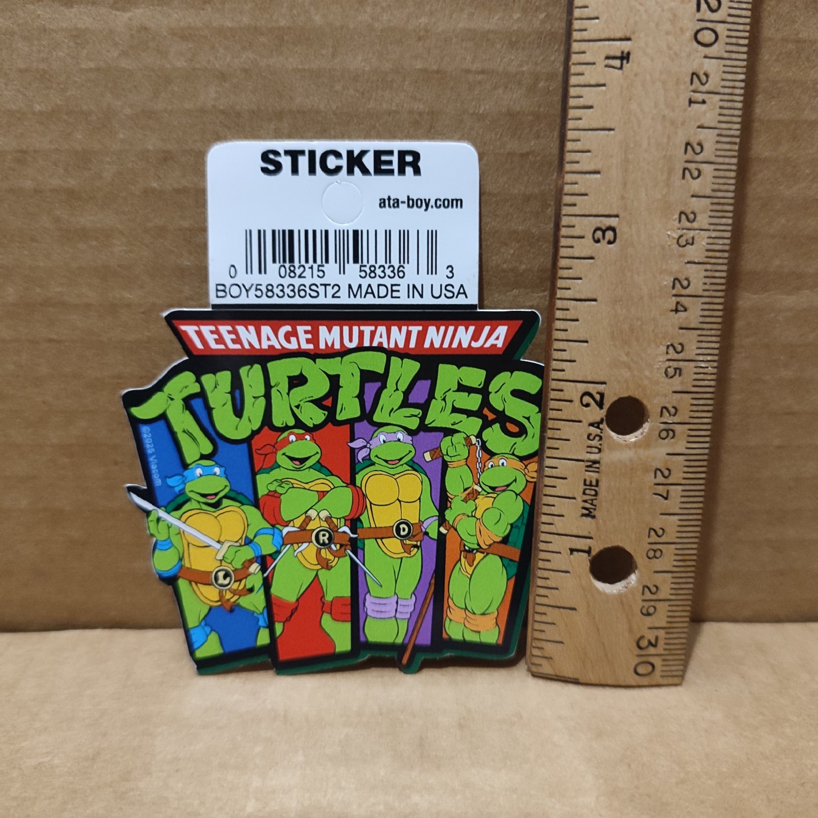 Teenage Mutant Ninja Turtles Die Cut Vinyl Sticker Official TMNT Collectible