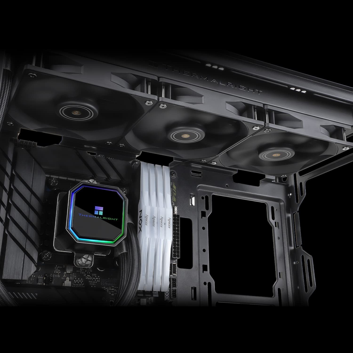 Thermalright Frozen Prism 360 Black AIO Water Cooler,Liquid CPU Cooler,…