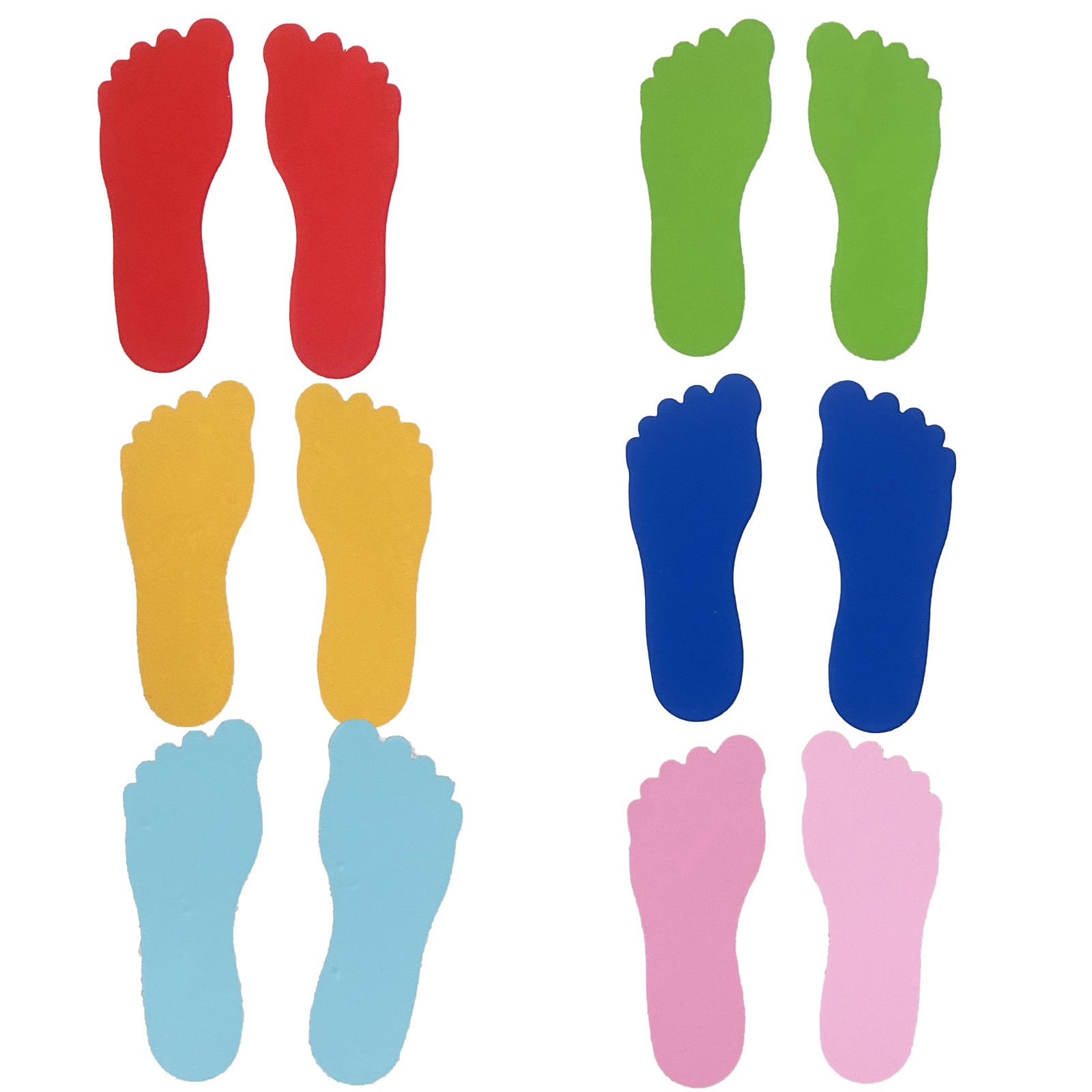 42 Pairs Footprint Decal Stickers Classroom Decor for Kids Office Shool Floor
