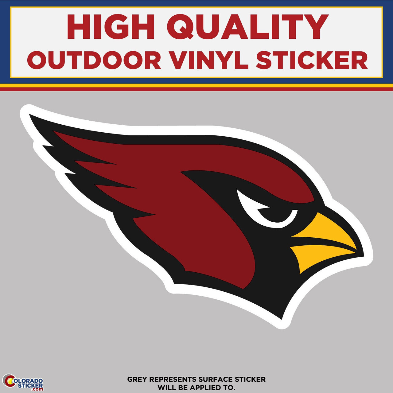 Cardinals, High Quality Vinyl Stickers