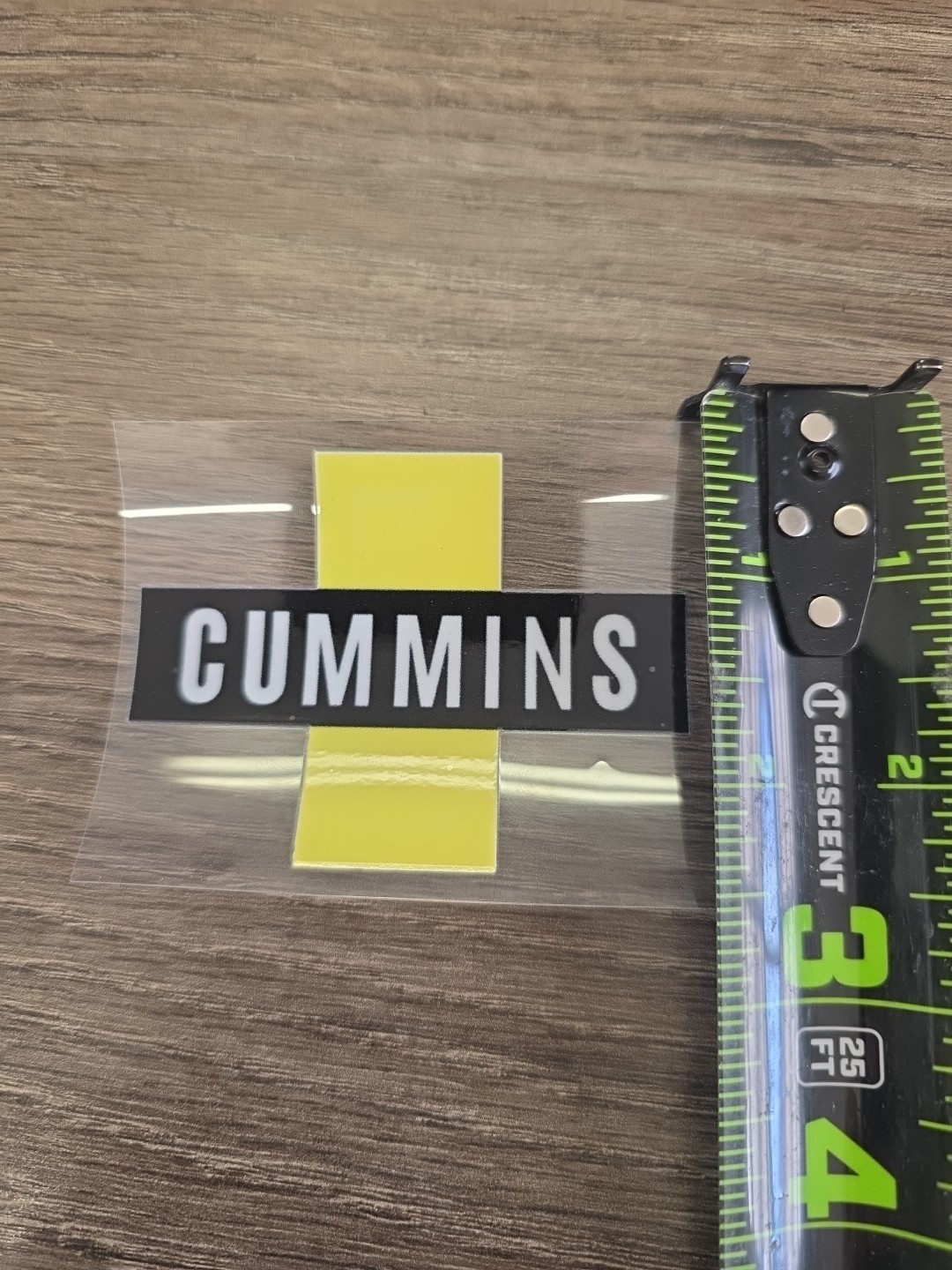 Cummins Diesel Company UV DTF Decal Made In USA Waterproof