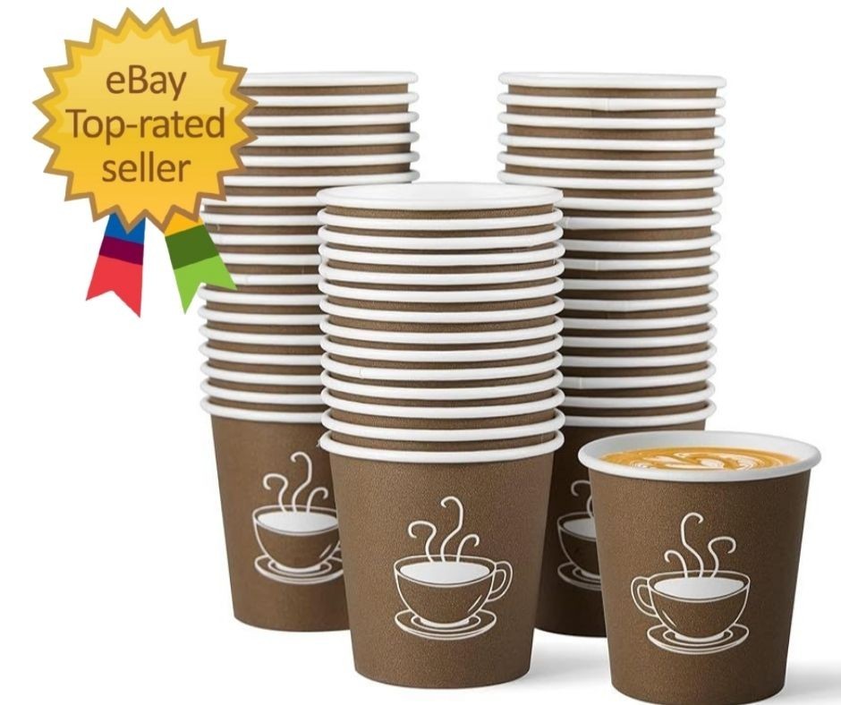 600 Pack 4 oz Paper Cups, Small Disposable Coffee Cups, Paper Espresso Cups, …