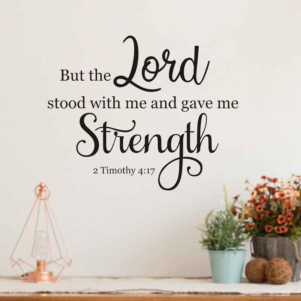 Bible Verse Wall Decal Motivational Wall Stickers for Bedroom Living Room Office