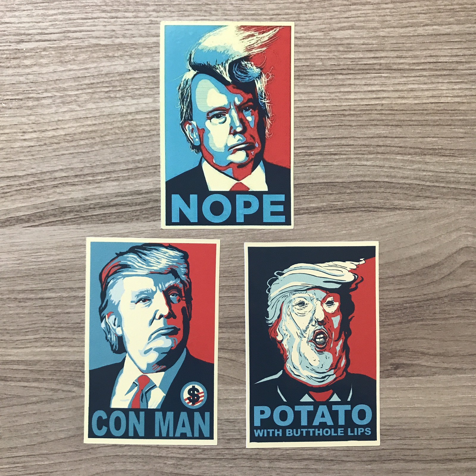 Dump Trump Donald Trump Vinyl Sticker Set – Free Shipping