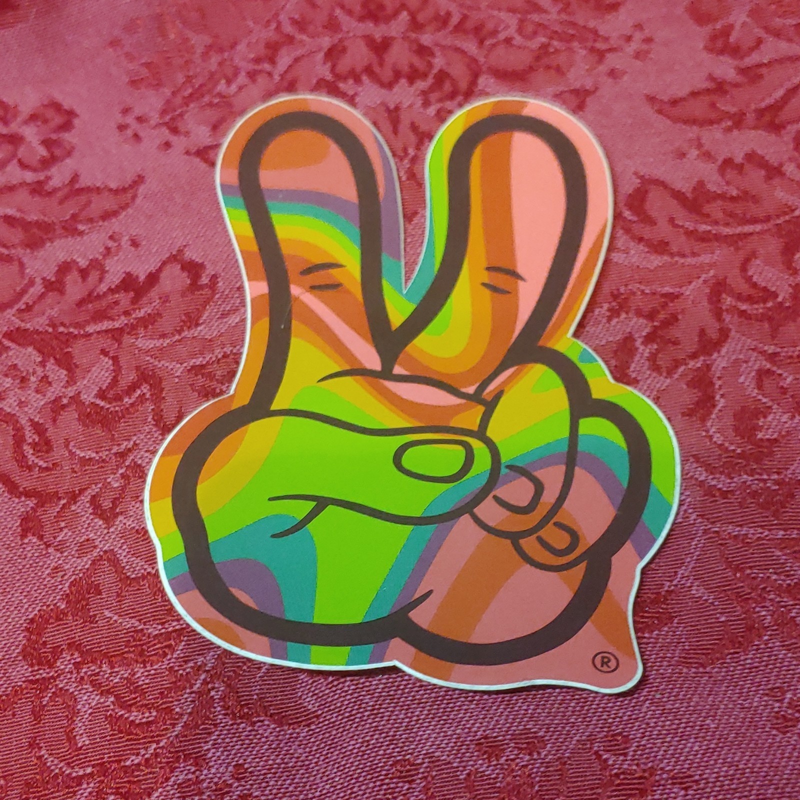 Dutch Bros Peace Sign Sticker