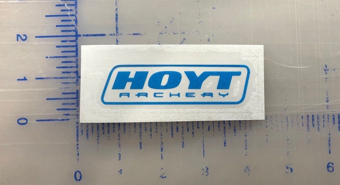 Hoyt Archery Decal Vinyl 4.5 5.5 6.5" Hunting Bow Deer Elk Window FREE SHIPPING