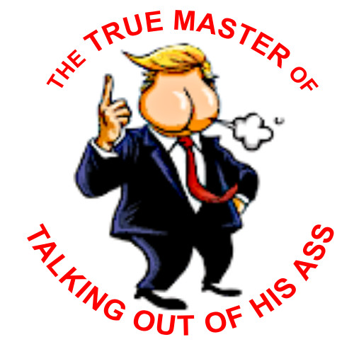 Donald Trump 6pc Vinyl Sticker Set, Kiss Cut, Durable, Waterproof, Anti-Trump