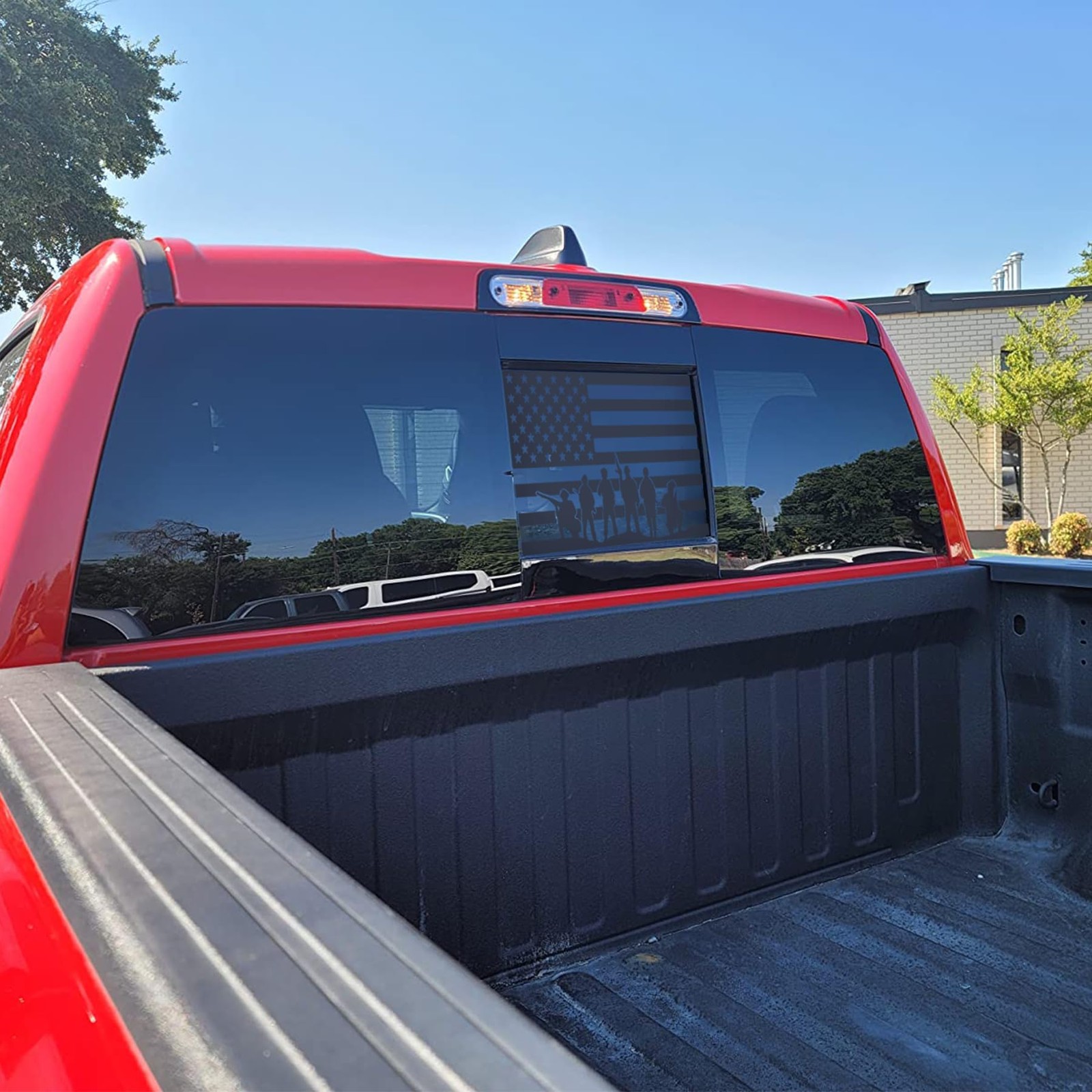 American Flag Decals for 20192025 Chevy Silverado GMC Sierra Rear Window