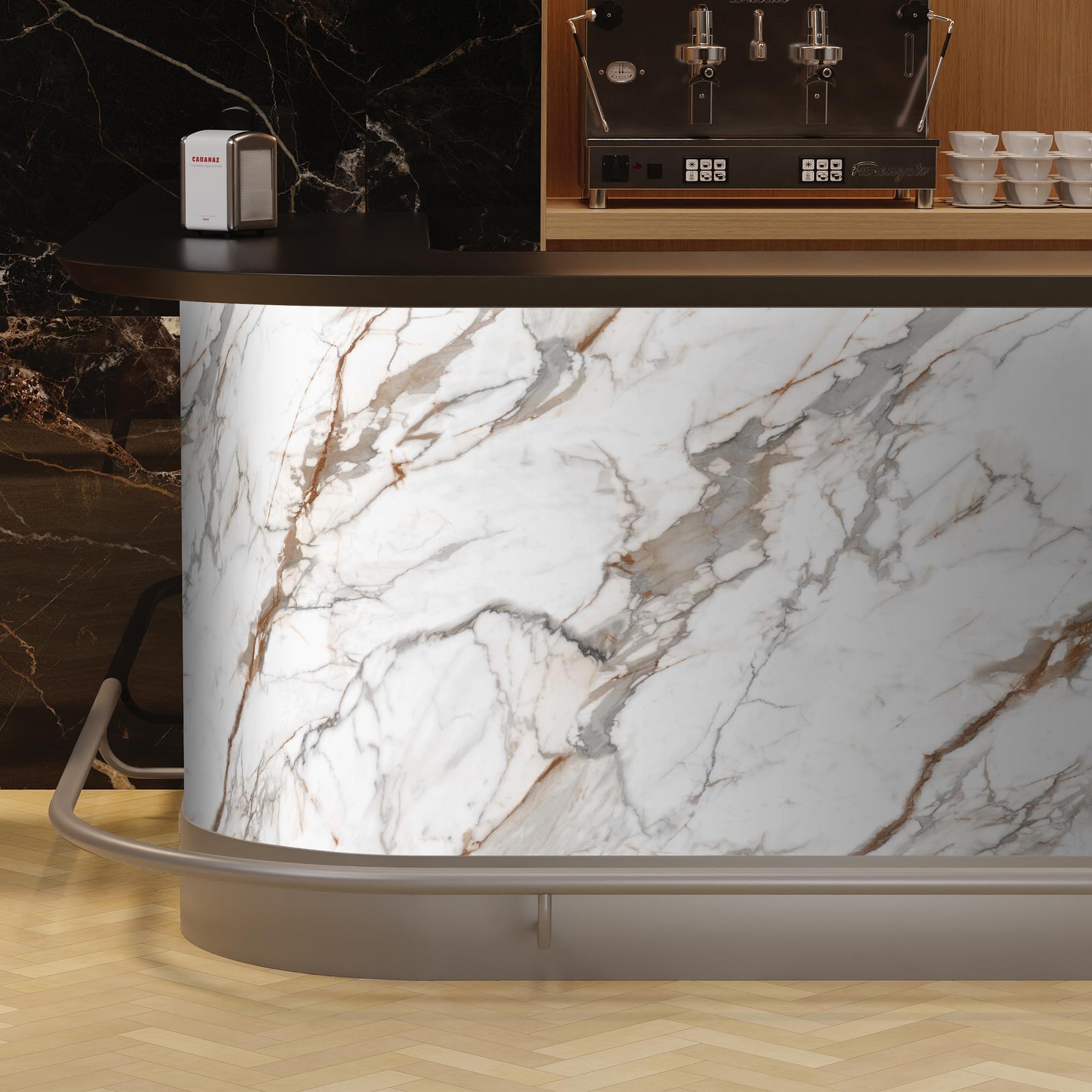 INNO STICKERS Matte Calacatta Gold 47×118 Wall Panel