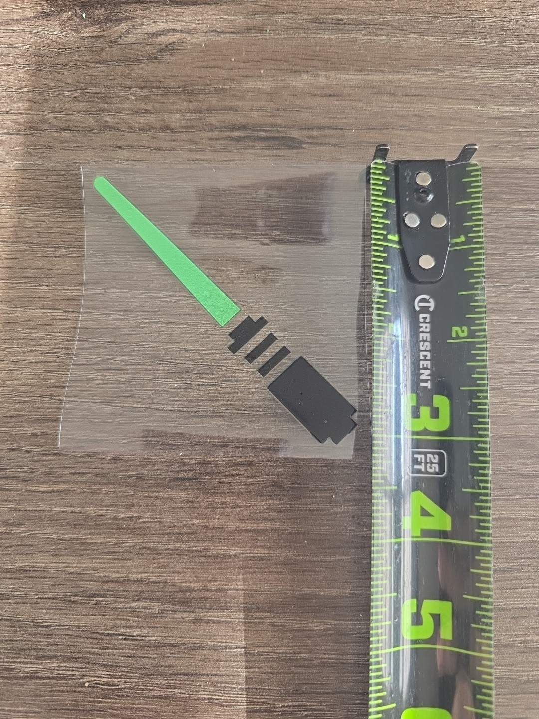 Starwars Lightsaber UV DTF Decal Sticker Waterproof Raised Made In USA