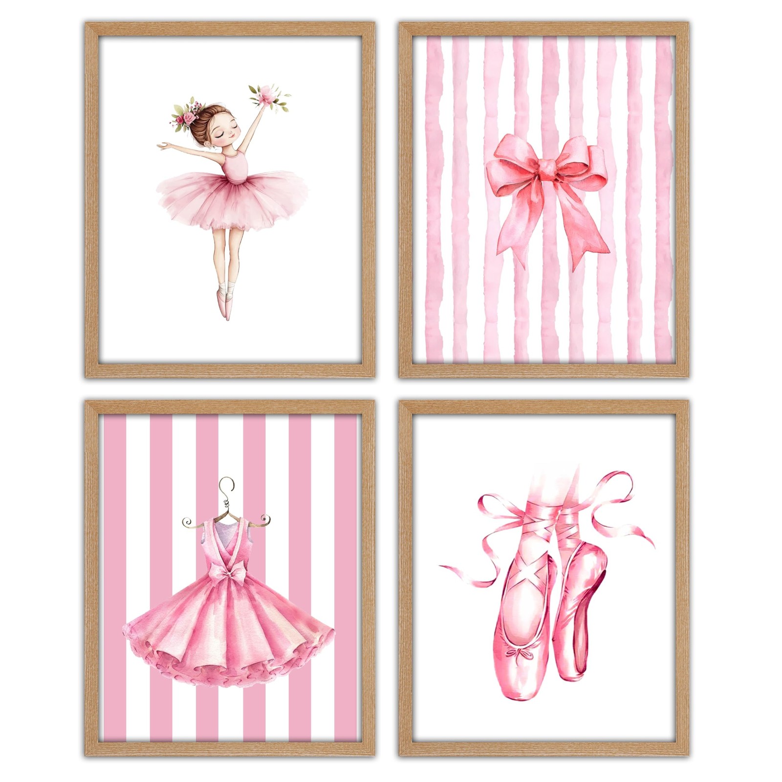 Ballet Wall Art Posters Prints For Ballerina Girls Room Dance Studio, Preppy …