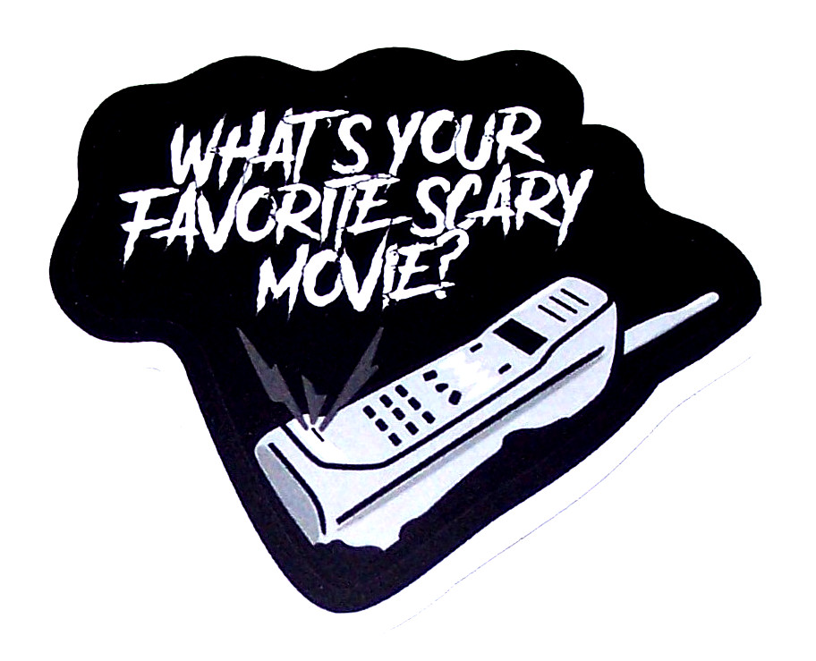SCREAM Cut Sticker Decal Movie Horror Film – What's Your Favorite Scary Movie?