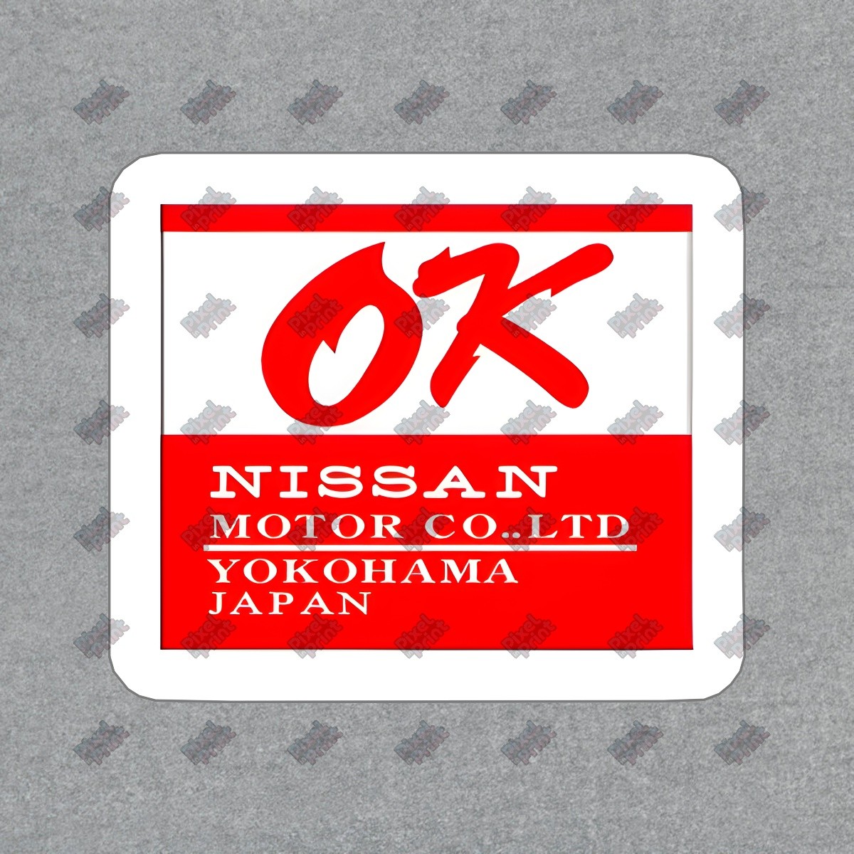 Vintage Nissan OK Decal Classic Car Sticker Automotive Enthusiast #137634