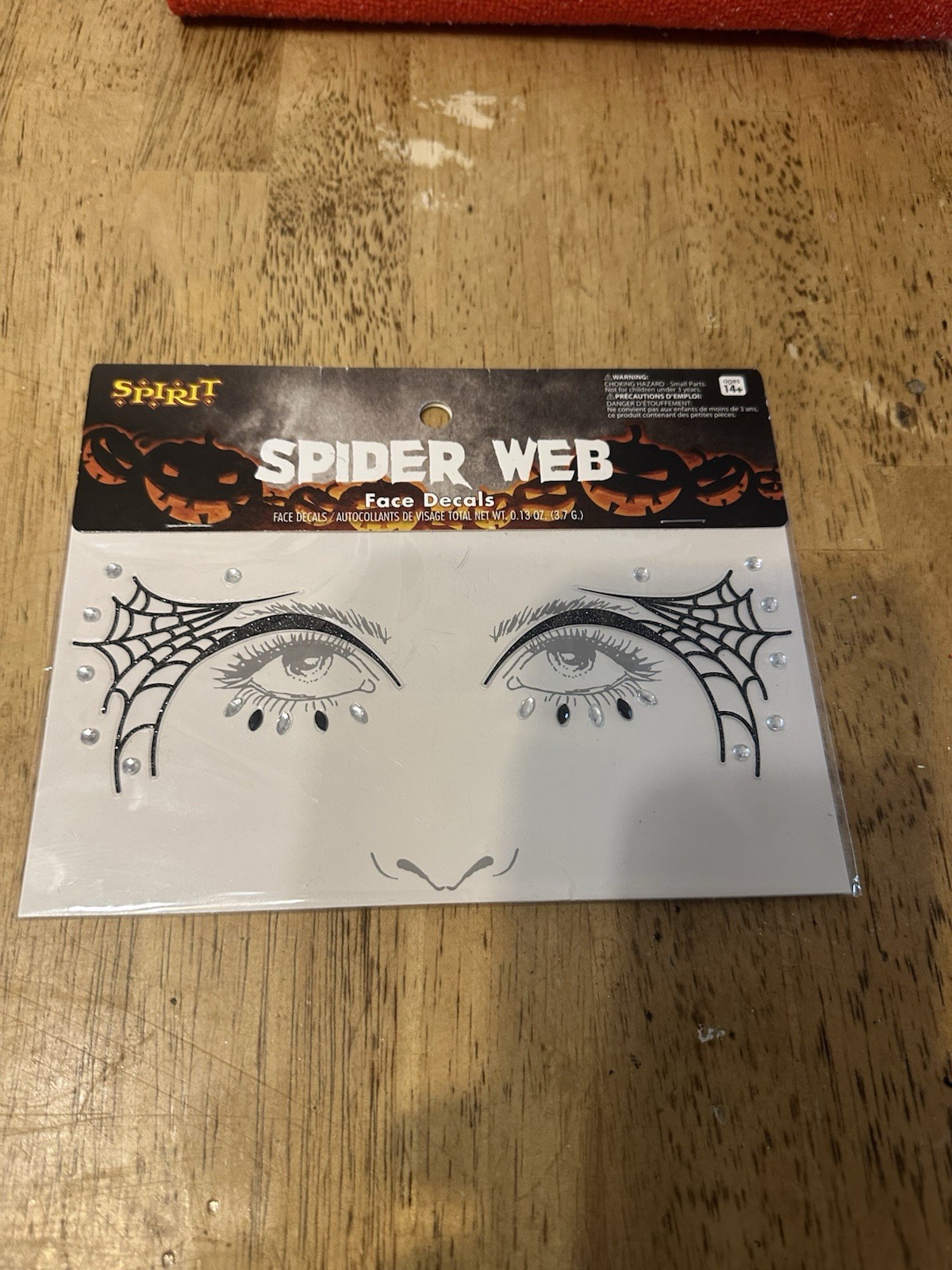 Spirit Spider Web Face Decals Halloween Face Decal New Spider 🕷️ Web Face Decal