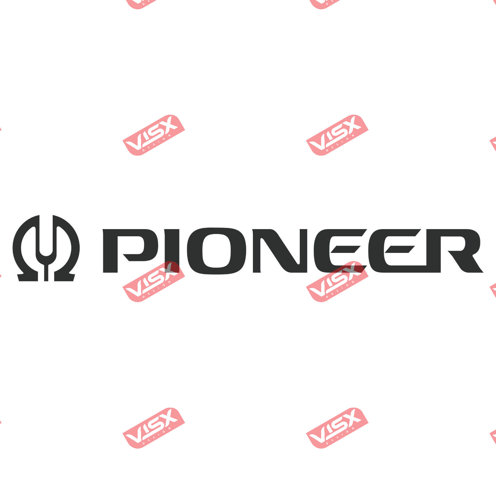 Pioneer logo sticker decal vintage audio car sound bar electronics stereo