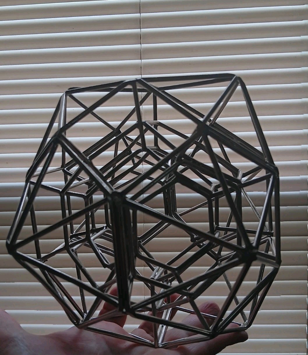 Abstract Art Sculpture Geometric Solid Sacred Geometry Math Class Decor Rare
