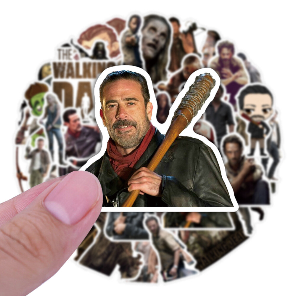 100Pcs The Walking Dead Sticker for Kids Teens Girls Scrapbooking Water Bottles