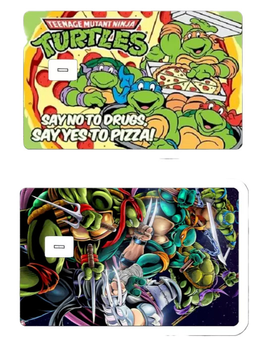 TMNT Credit Card Skin (6-Pack) | Teenage Mutant Ninja Turtles Sticker Variety Pa
