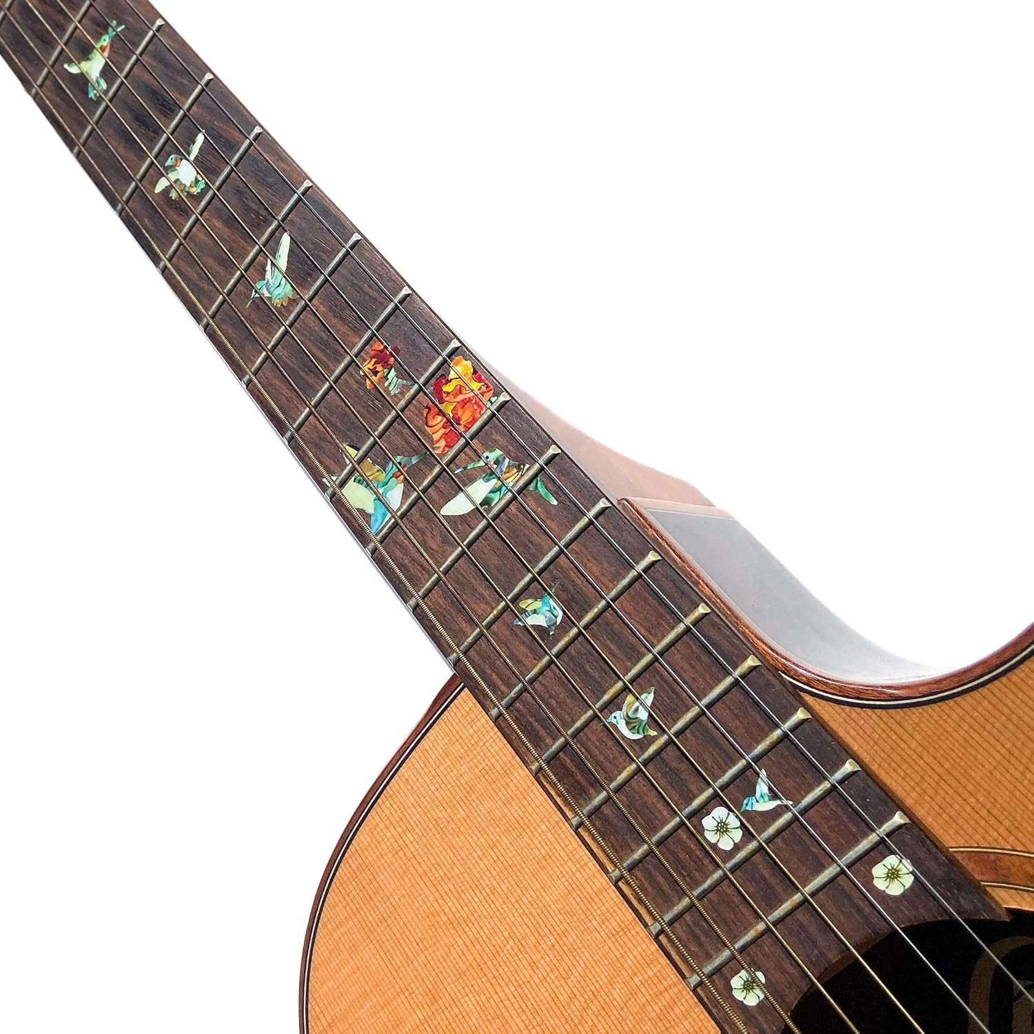 Inlaystickers Bee Hummingbirds – Fret Markers Inlay Stickers Decals for Guitars