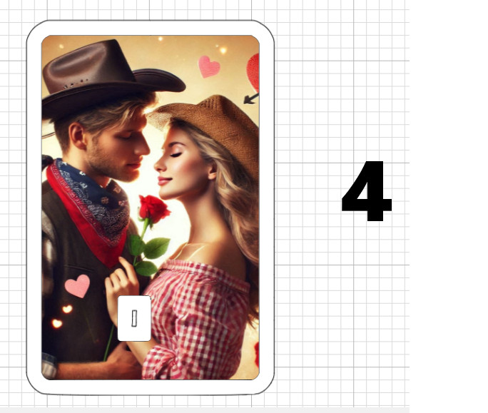 Cowboy Cowgirl Love Credit Debit ATM Card Skin Stickers Valentine's Day Heart US