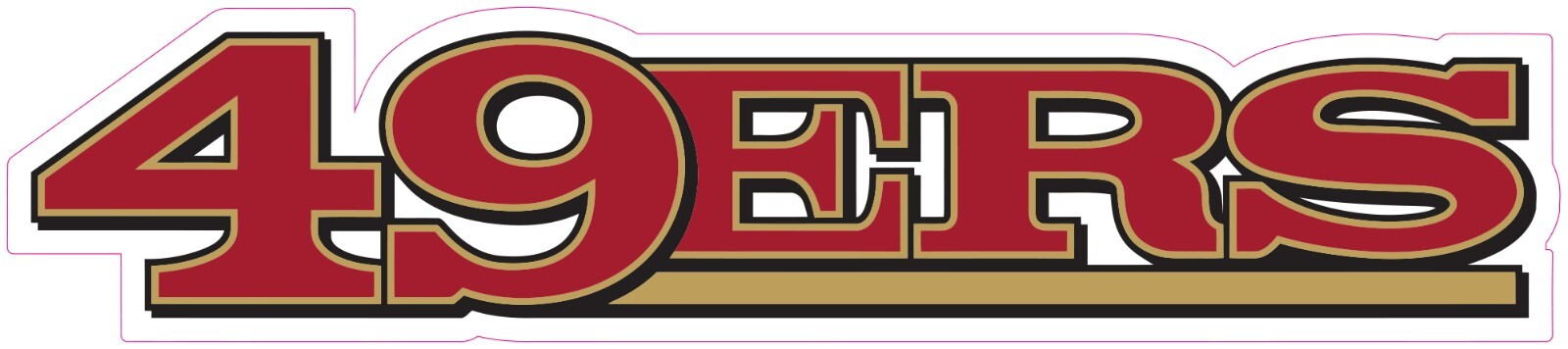 San Francisco 49ers Football Vinyl Decal Sticker Car Truck Bumper Tumbler Mug