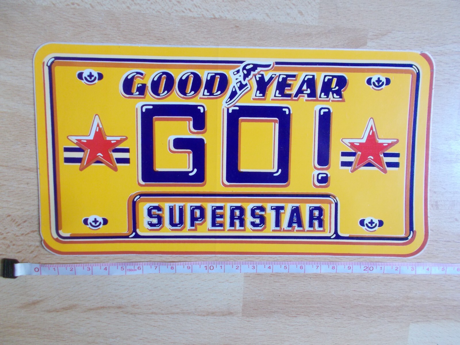 Sticker Good Year Superstar – 9 1/8in x 4 7/8in