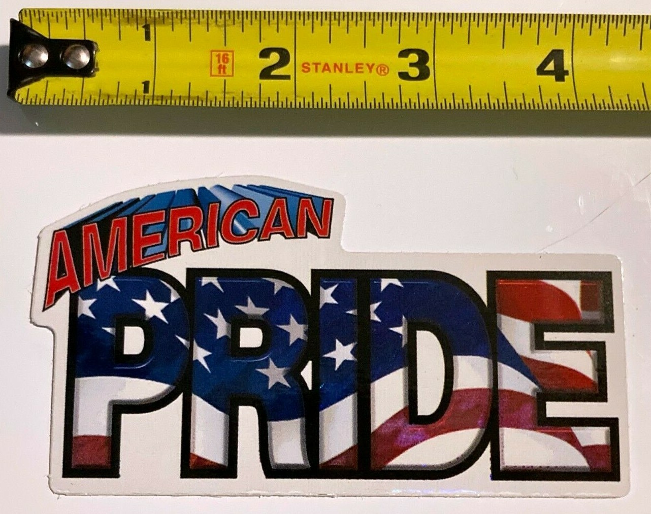 Patriotic Stars and Stripes Stickers Full Set of 8 Vending Mach Decals USA Flag