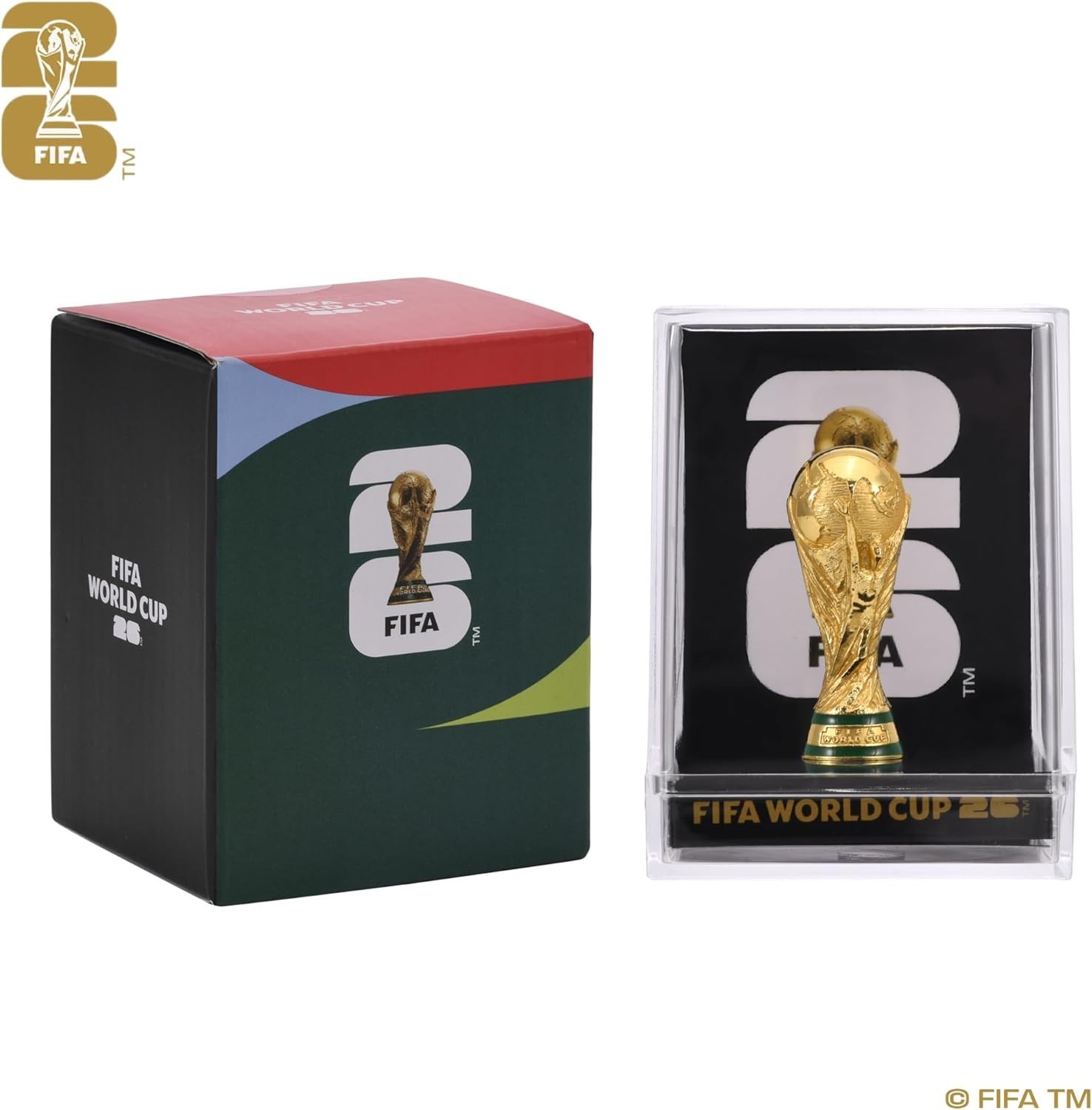 Official FIFA World Cup 2026 Trophy Replica with Acrylic Display Case