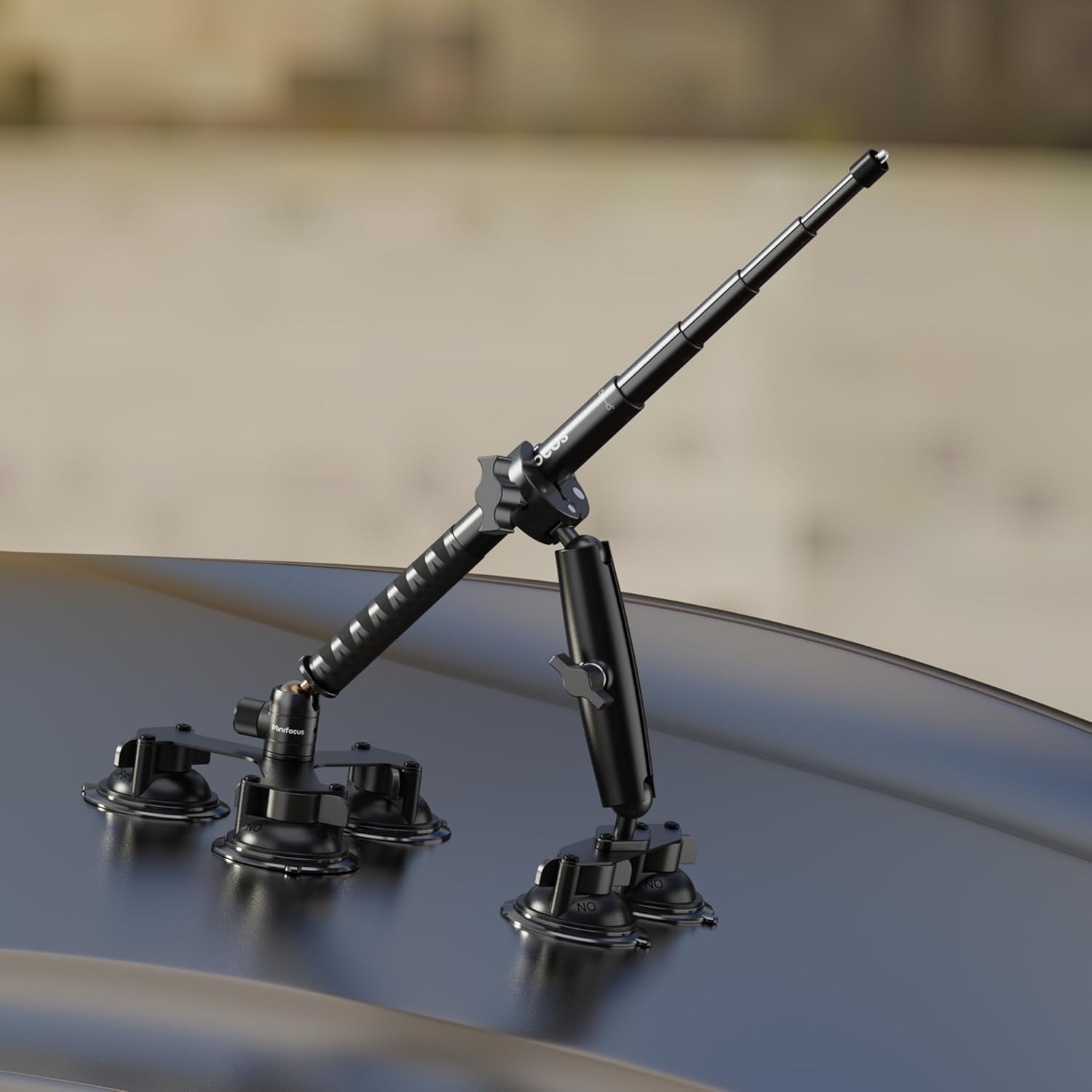 Suction Car Mount for Insta360 X5, X4, X3, 5 in 1 Suction Cup Camera Mount Kit w