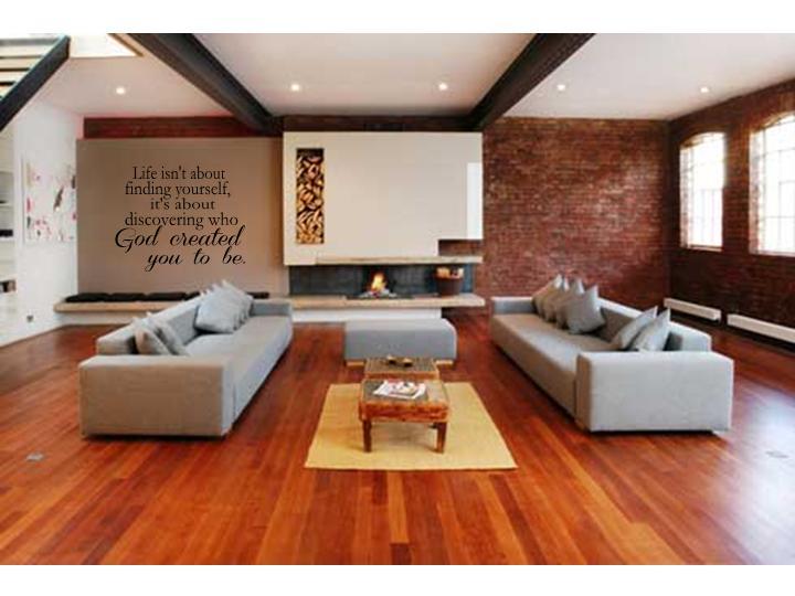 DISCOVERING WHO GOD CREATED YOU TO BE Wall Art Decal Words Lettering Quote Decor