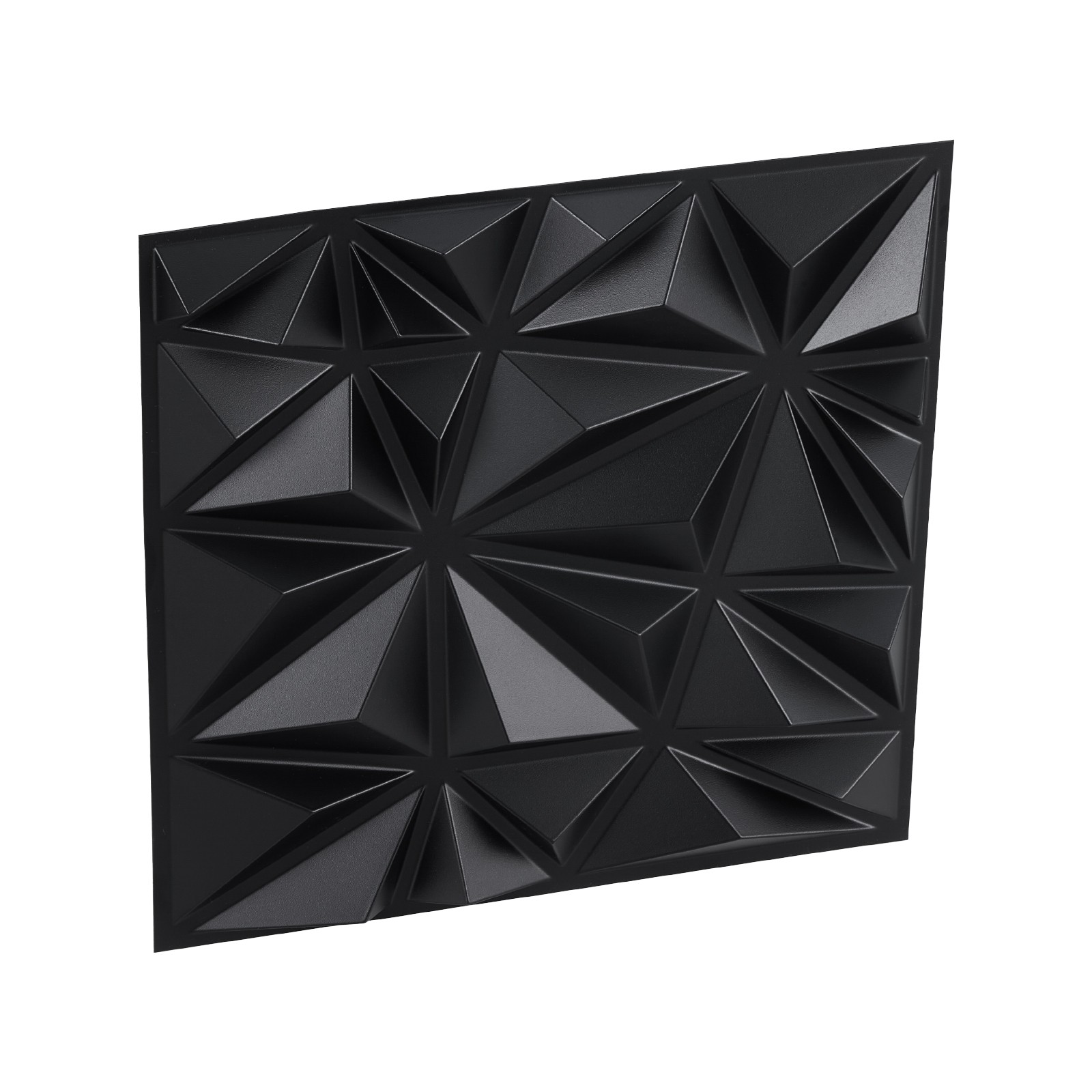 VEVOR 3D Wall Panels 33-Pack 11.81 x 11.81" PVC 32 Sq.Ft Coverage Diamond Matte