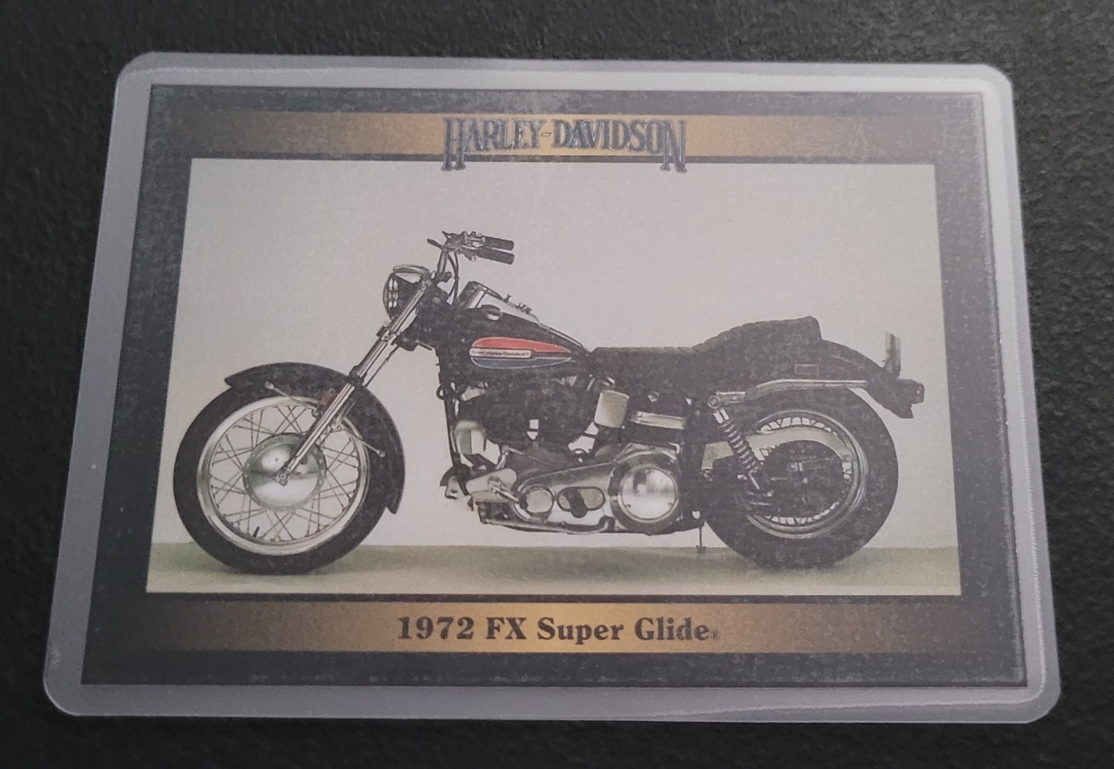 Harley Davidson Fridge/Locker/Cabinet Laminated Collectible Card Magnets VTG