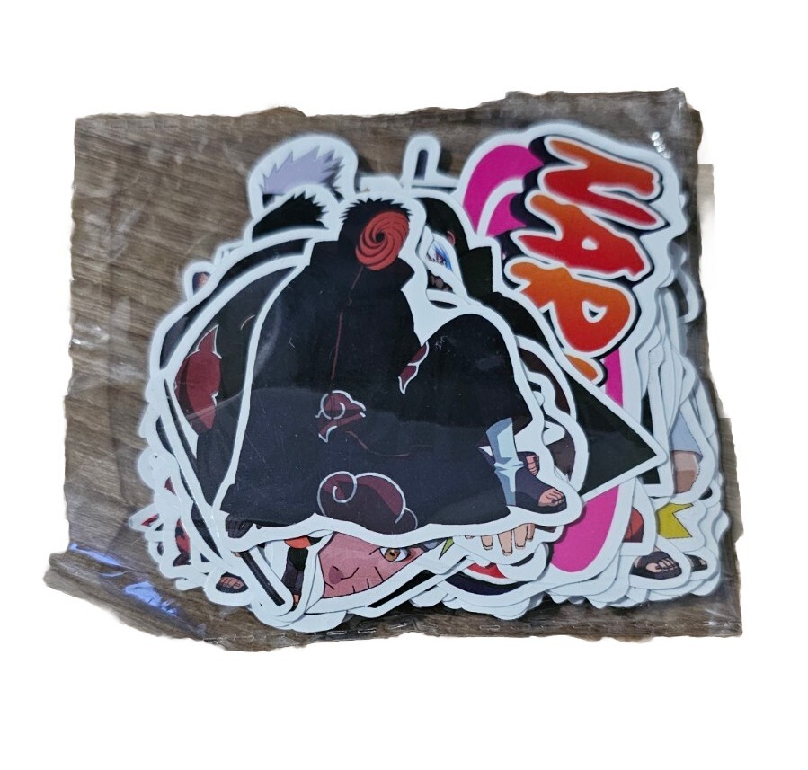 Naruto Anime Stickers 63 PCS (New) Skateboard, Water Bottle, Laptop Decals Set