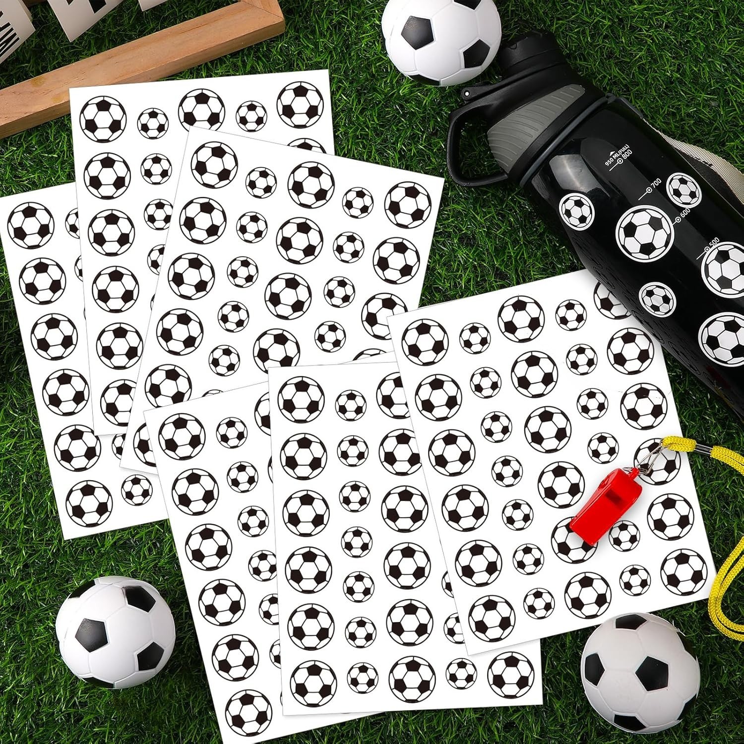 Water-Repellent 512 Pcs Soccer Stickers – Perfect for Scrapbooks and Gifts