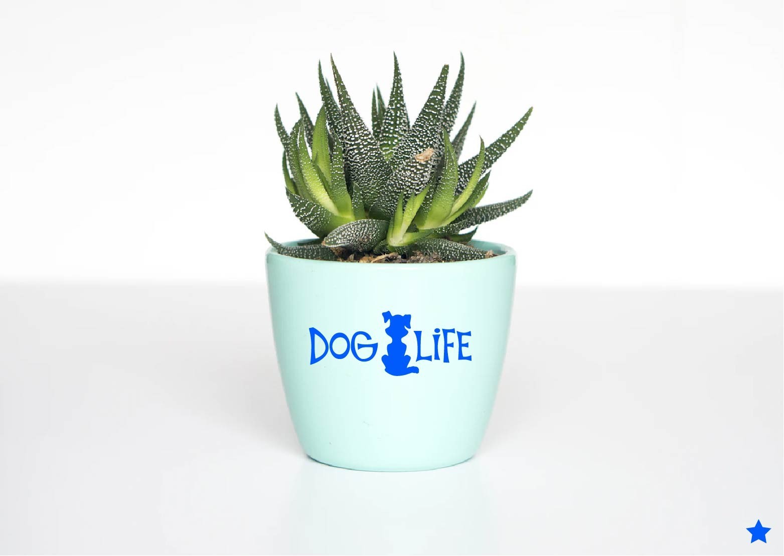 Dog Life Silhouette Decal Sticker Pet Love Dogs Pawprint Puppy Rescue Breeder