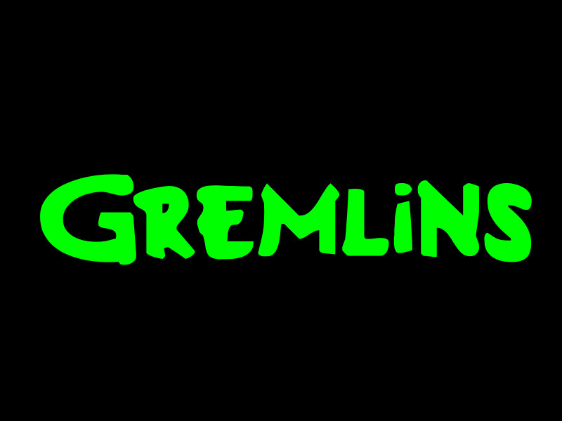 GREMLINS 80s Horror Vinyl Decal Car Wall Window Sticker CHOOSE SIZE COLOR