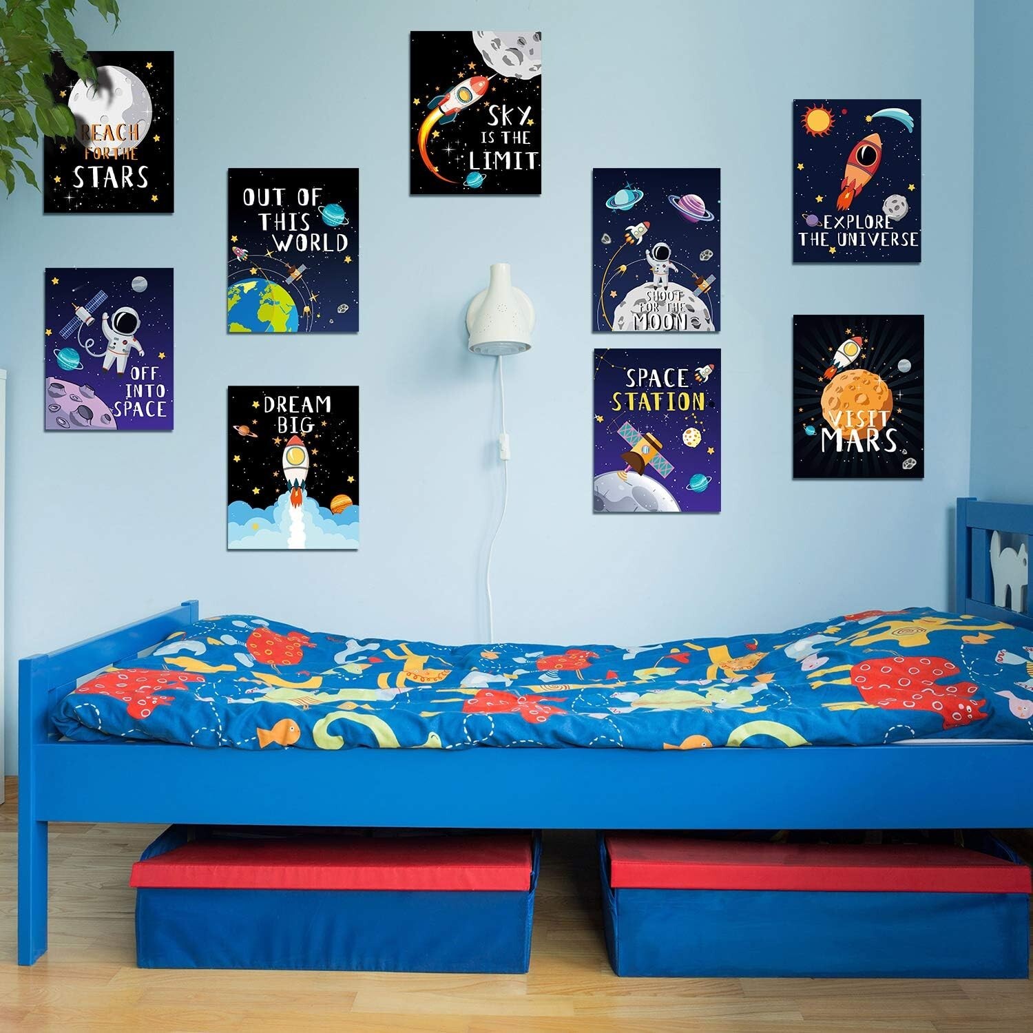 Chic Space Posters for Boys and Girls Playroom – Inspirational Room Decoration