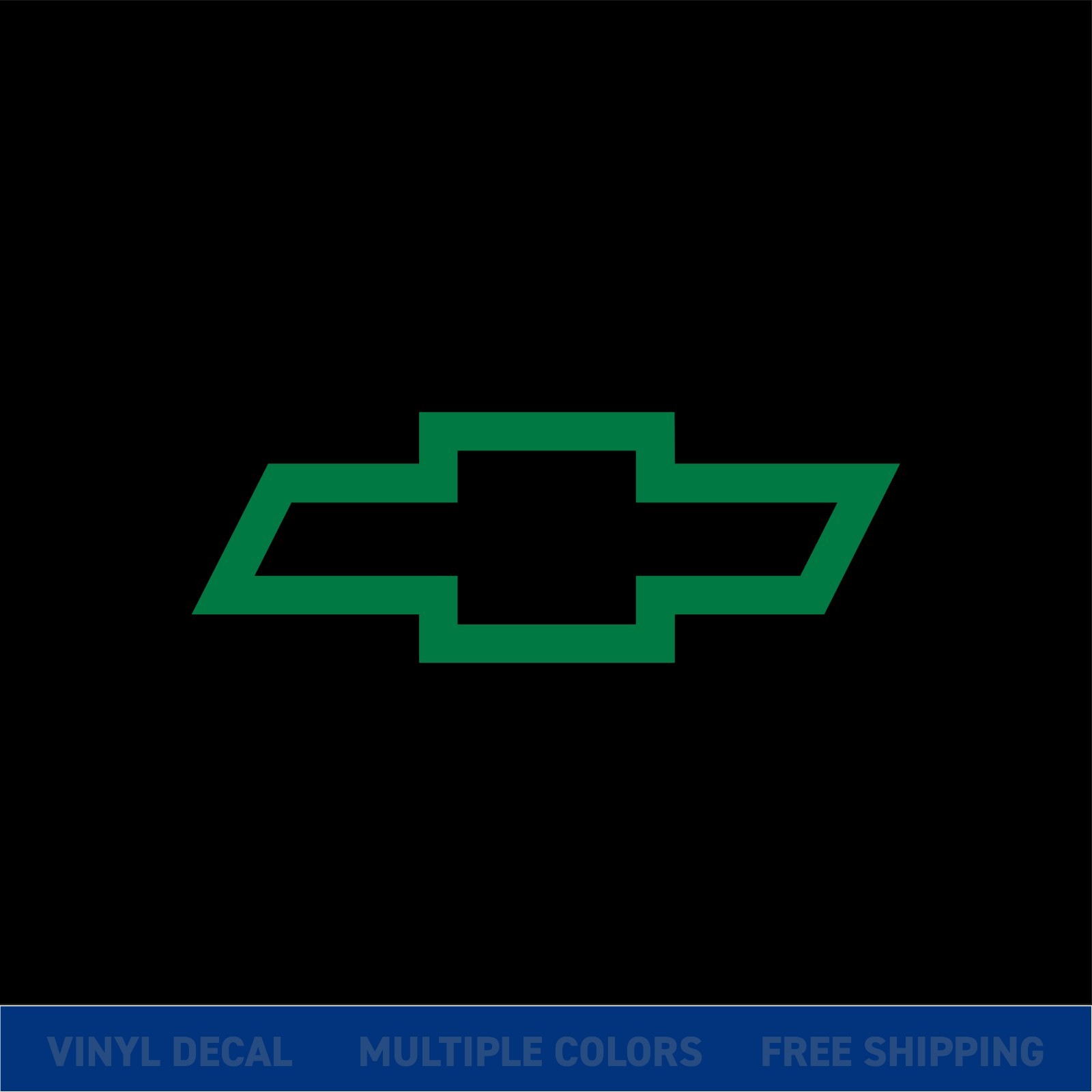Chevy Bowtie Logo Vinyl Decal Sticker | Chevrolet Truck Car Window Graphic