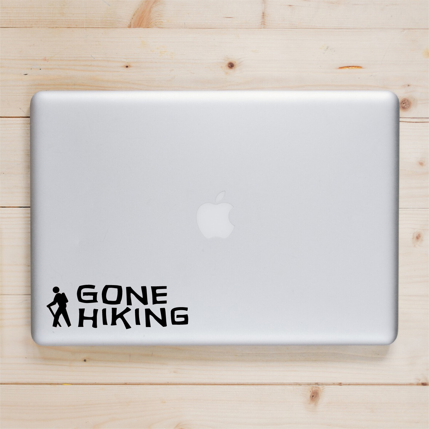 Gone Hiking Sticker Decal Mountain Nature Outdoors Car Window Laptop