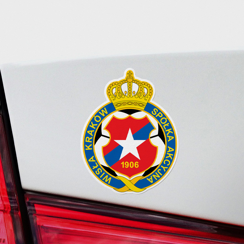 (4 Pack) Wisla Krakow Poland Vinyl Sticker Decal Football Polish Soccer