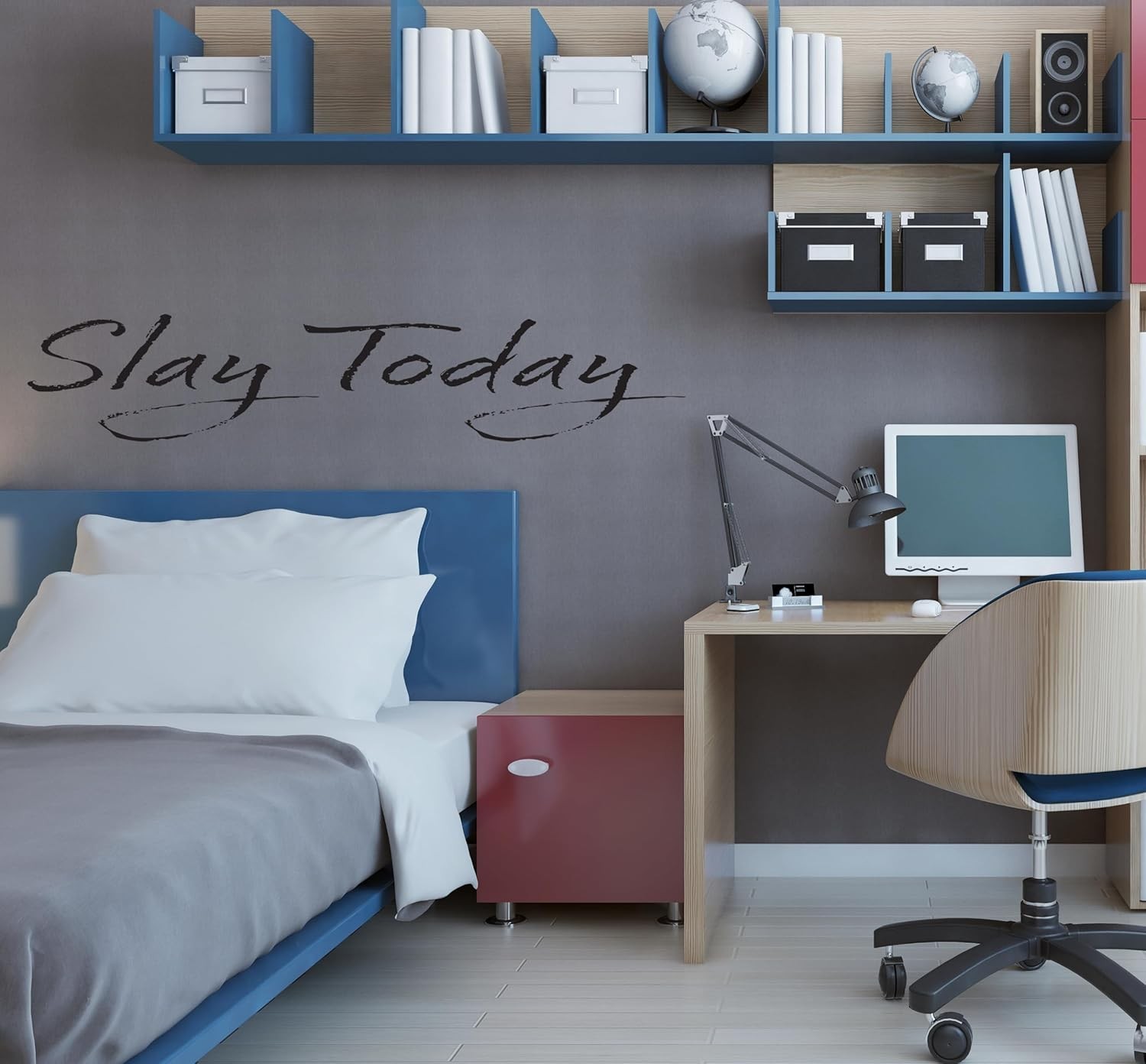 Motivational Quote Wall Art 23in Vinyl Sticker Peel & Stick Home Office Decor