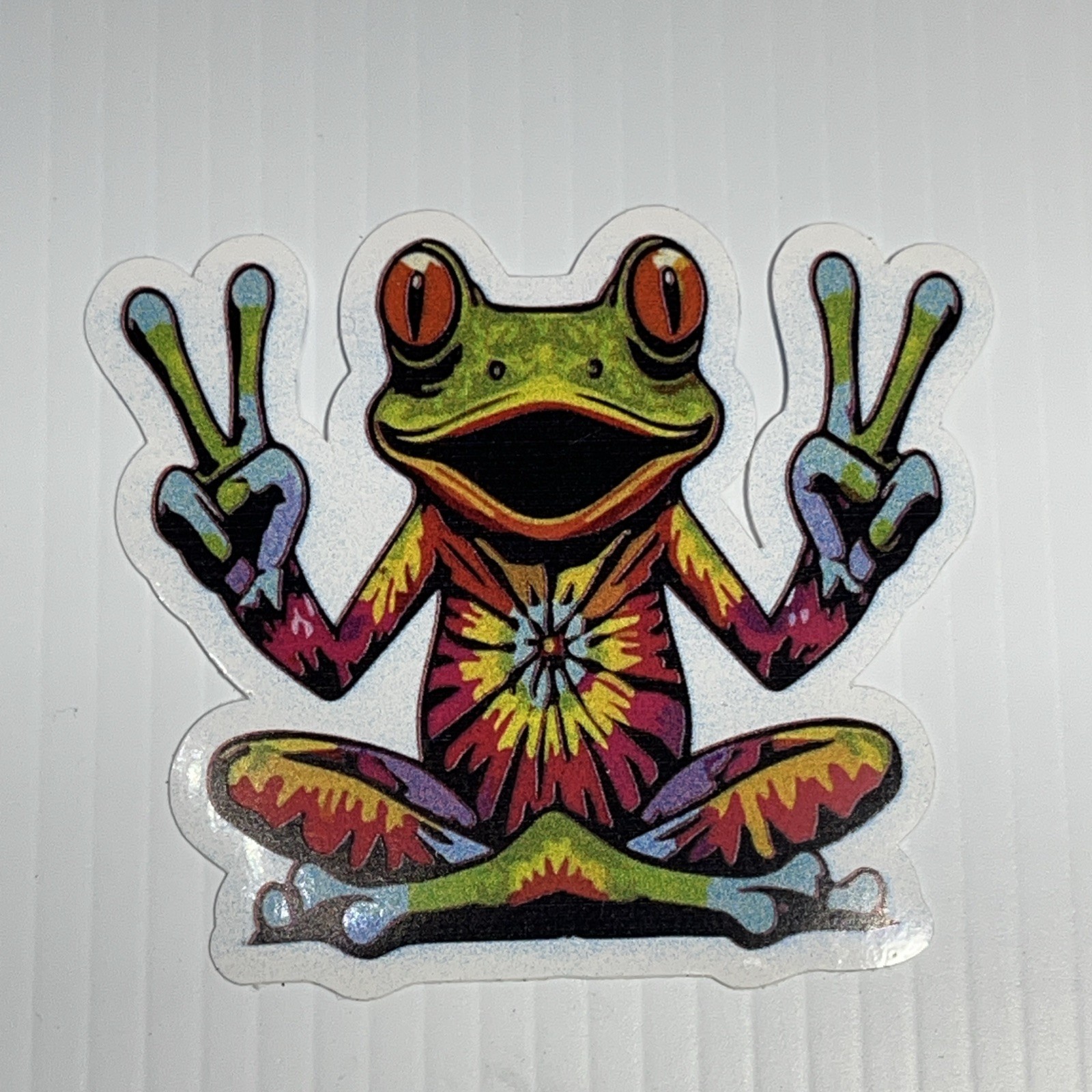 Peace Frog waterproof Vinyl sticker decal – 3”