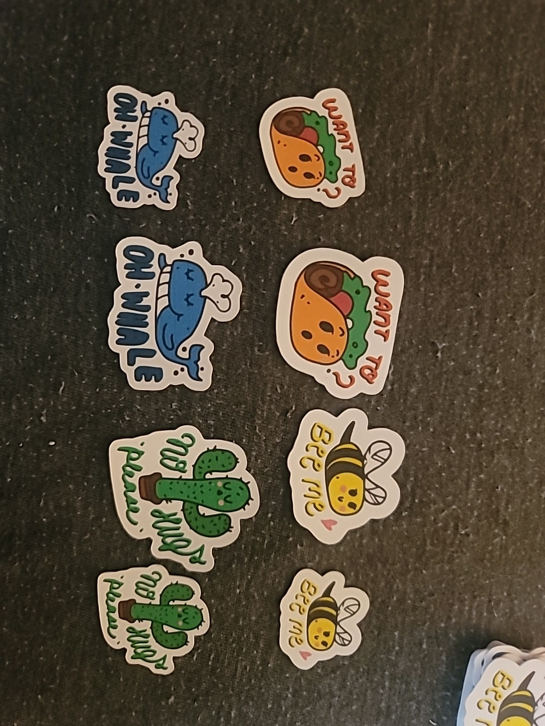 Cute Set Of 8 Stickers