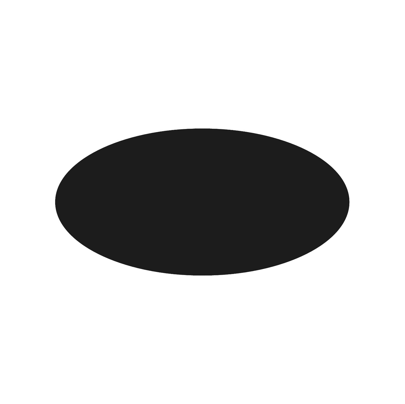 Oval Shape Vinyl Decal 2:1 RATIO Car Window Ellipse Shape Sticker