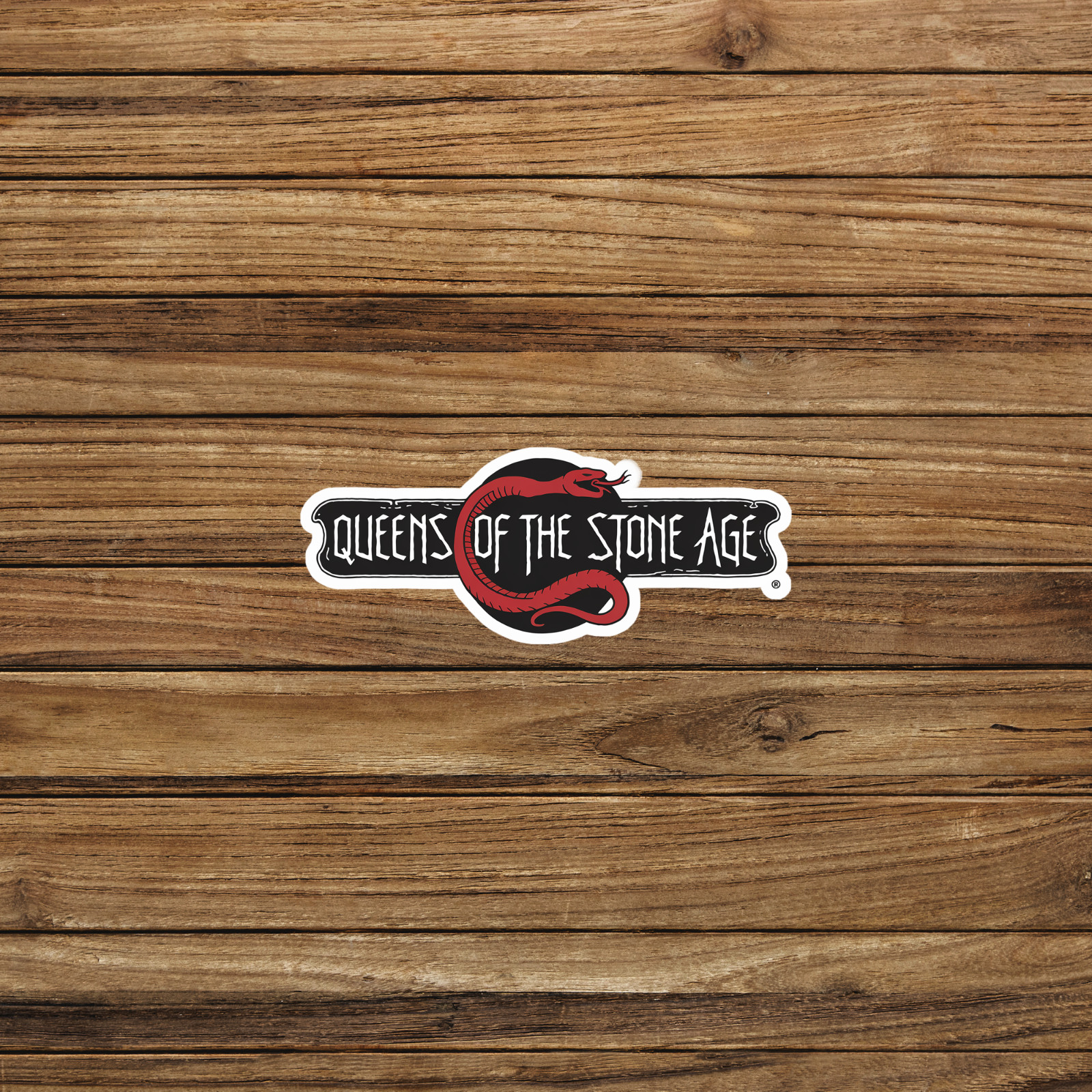 Queens of the Stone Age Red Snake Band Logo Sticker Decal #2921